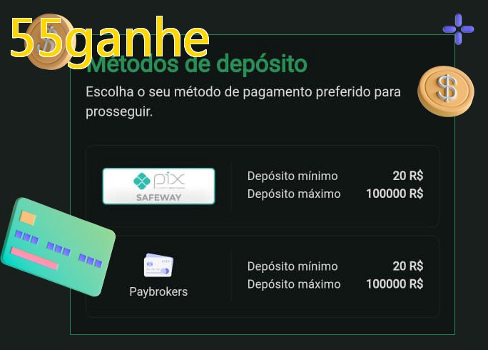 O cassino 55ganhebet oferece uma grande variedade de métodos de pagamento